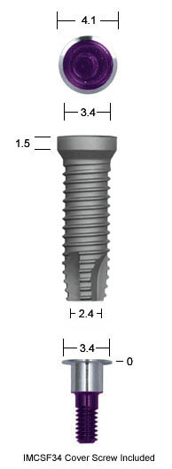 Имплант Biomet 3i IMCF34